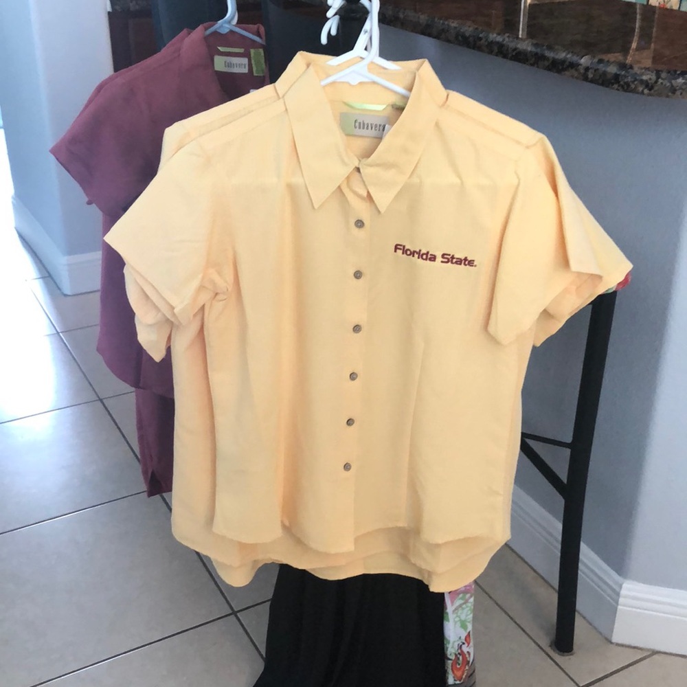 Women’s FSU Yellow/Gold Cubavera
